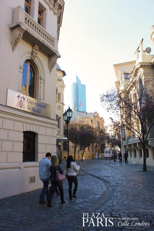 Plaza Paris Amistar Apartment Santiago Exterior foto