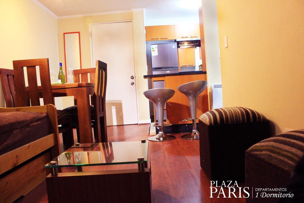 Plaza Paris Amistar Apartment Santiago Cameră foto