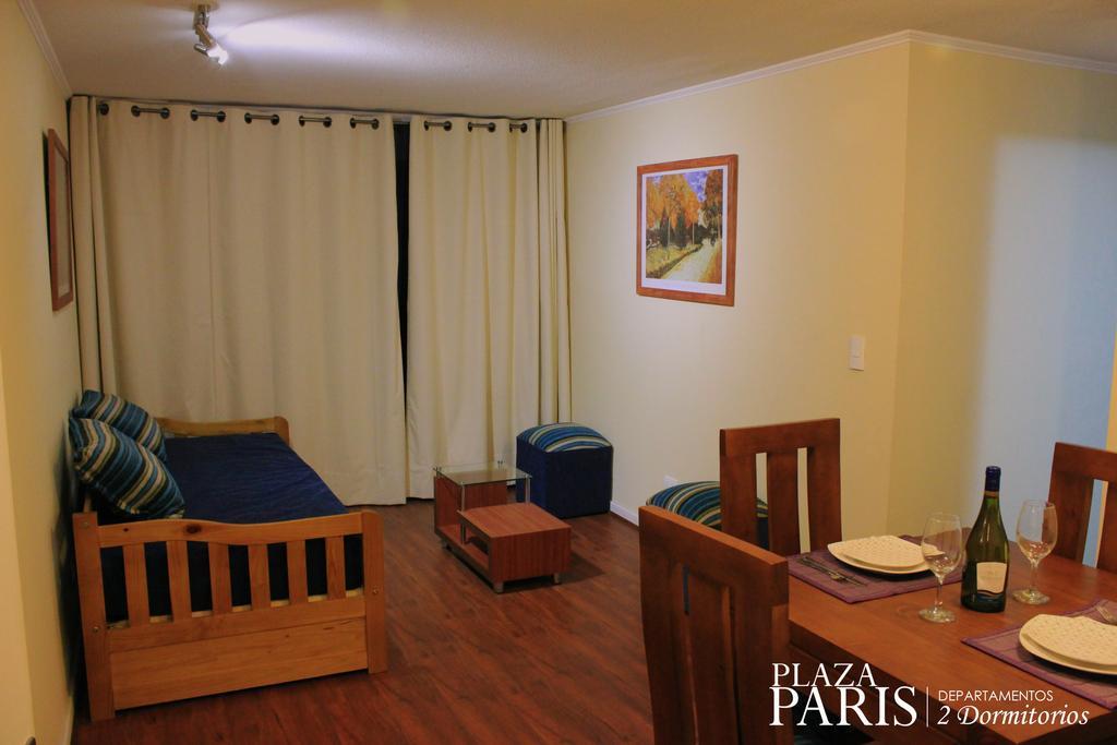 Plaza Paris Amistar Apartment Santiago Exterior foto
