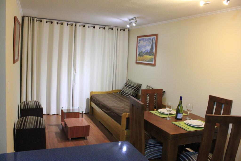 Plaza Paris Amistar Apartment Santiago Exterior foto