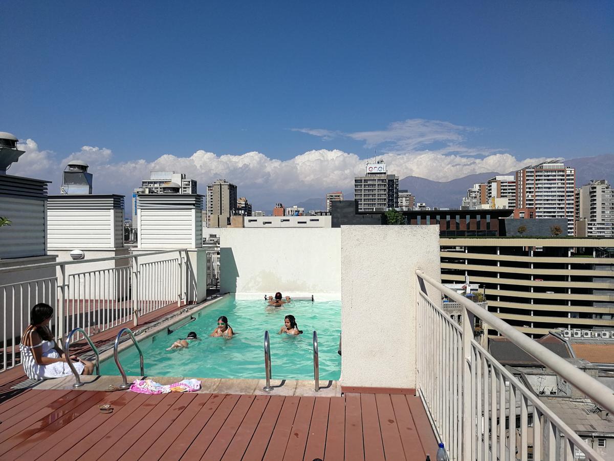 Plaza Paris Amistar Apartment Santiago Exterior foto