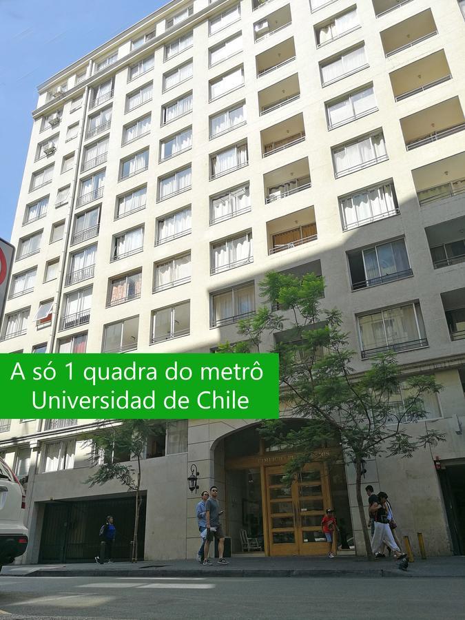 Plaza Paris Amistar Apartment Santiago Exterior foto