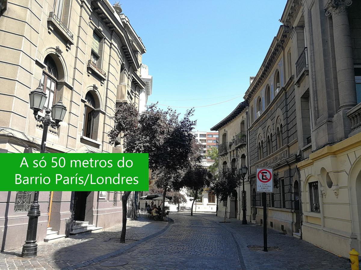 Plaza Paris Amistar Apartment Santiago Exterior foto